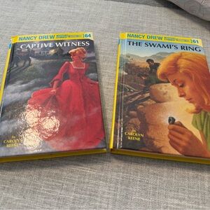 Nancy Drew Flashlight editions The Swami’s Ring and Captive Witness